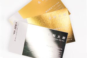 箔仕上げ加工
