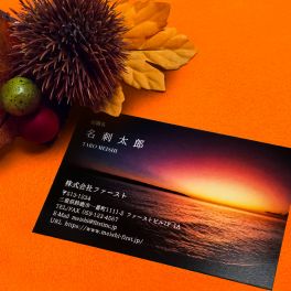 画像を使用した名刺でのポイント