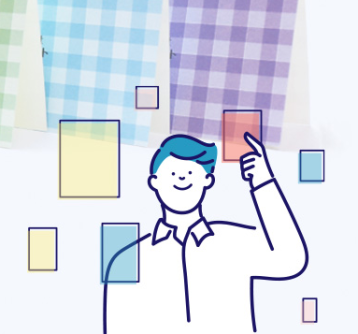  ショップカードの配色・カラーコントロール